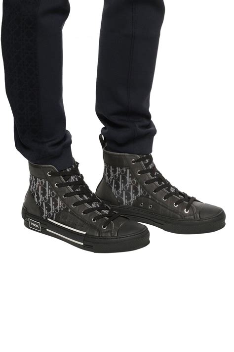 dior mens high tops|Dior b23 black and white.